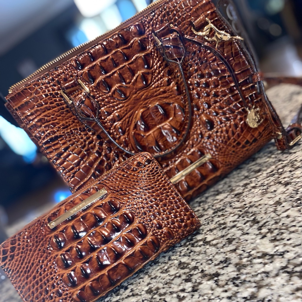 Brahmin Shoulder BagWallet Authentic In Great Condition
